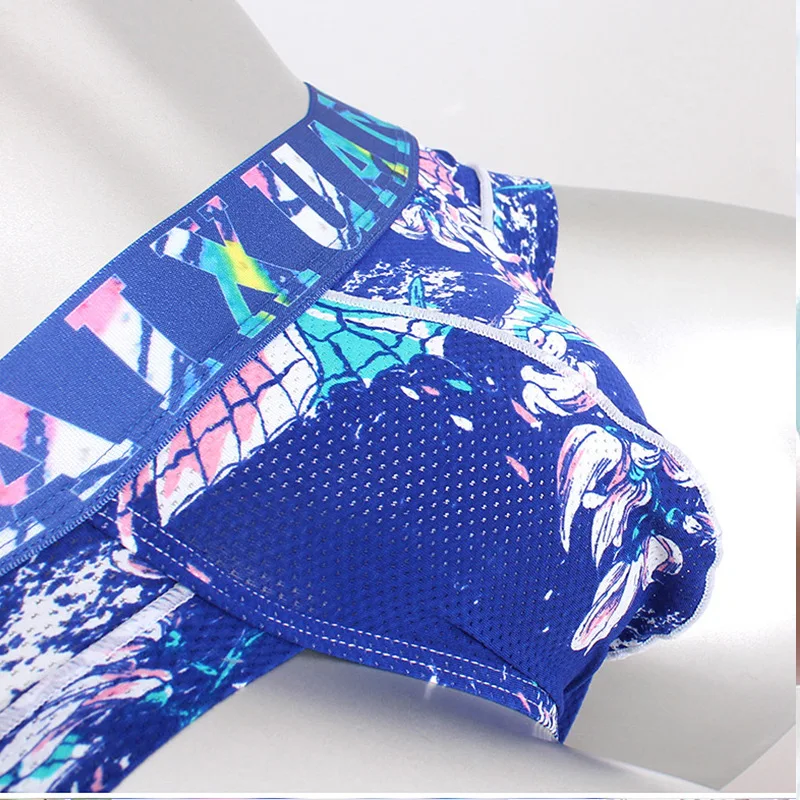 Мужские трусы-брифы сексуальные бикини стринги на заниженной талии дышащие