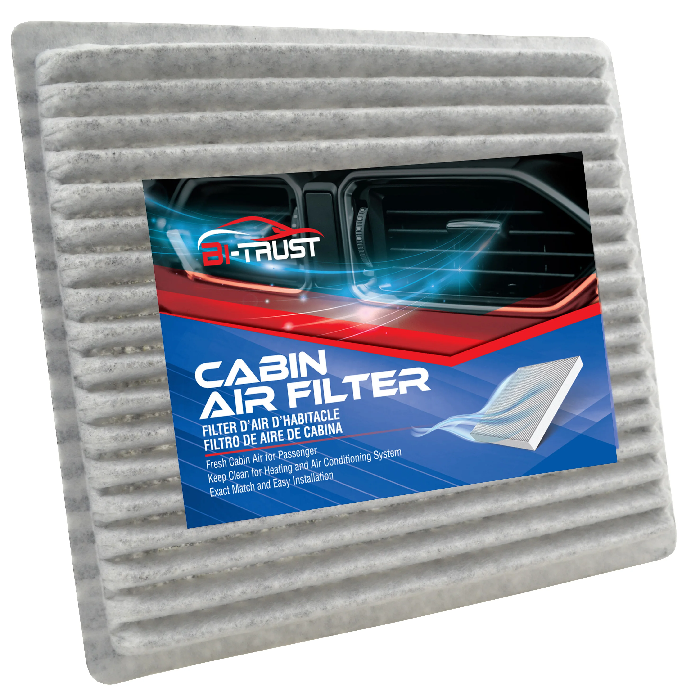 

Bi-Trust Cabin Air Filter Activated Carbon Replacement for Scion Tc/Xa/Xb Toyota Echo/RAV4 2.0L 2.4L CF10139,88568-52010
