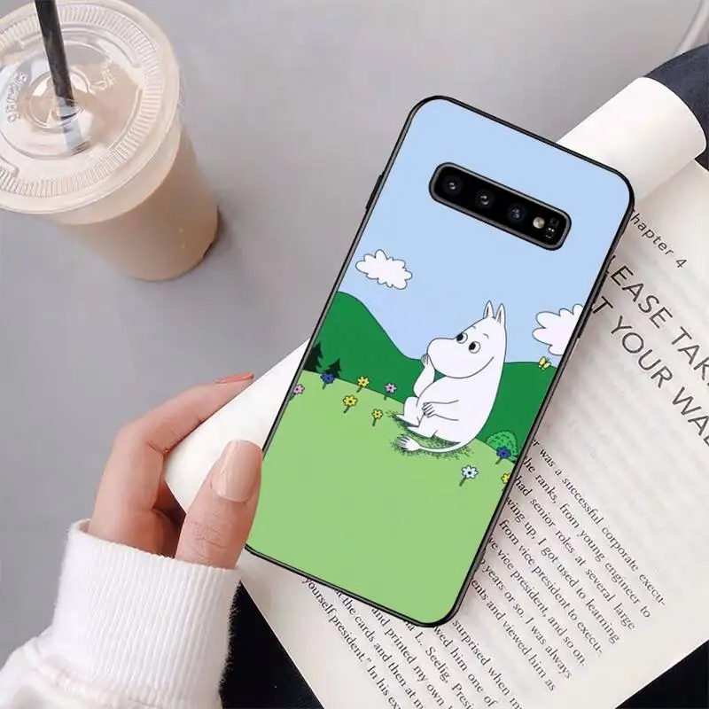 

YNDFCNB Hippo Phone Case for Samsung S20 Ultra S10 S10e S8 S9 Plus S7 Edge Note 10 9 8 black soft TPU cove fundas