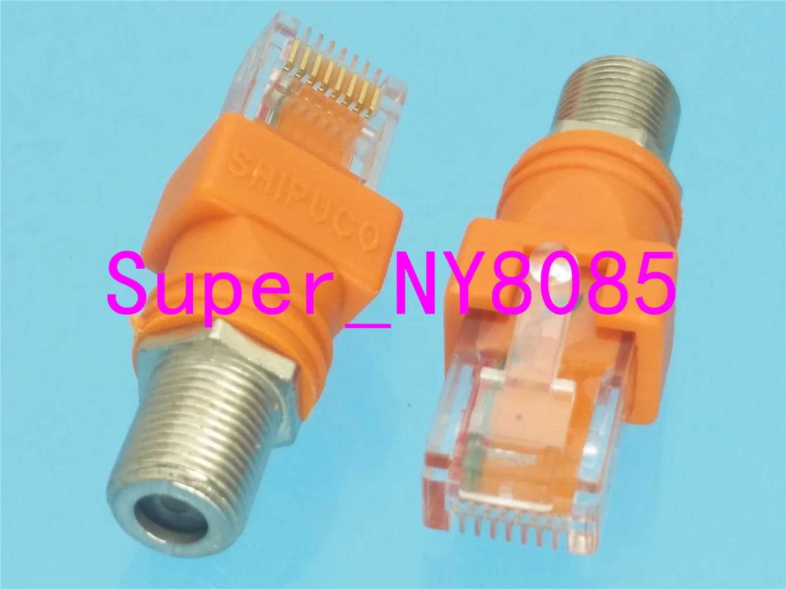1pce F ТВ Женский к RJ45 Мужской коаксиальный баррель муфта адаптер RJ45 К RF разъем