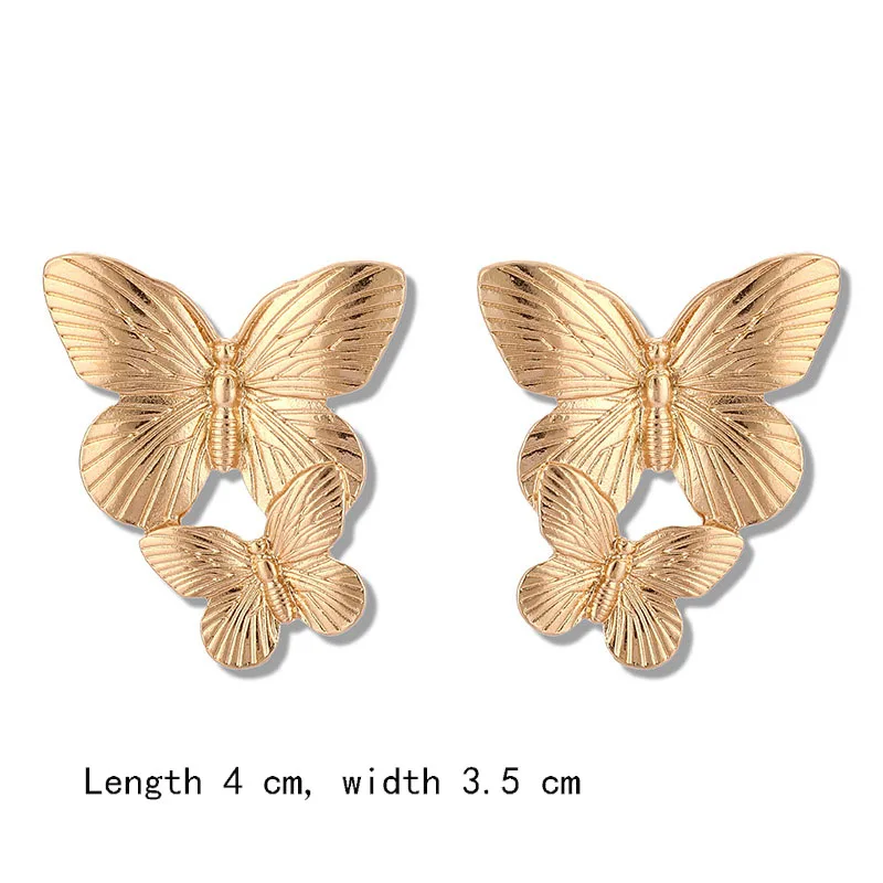 

Retro Minimalist Square Earrings Irregular Stud Earrings New Exaggerated Cold Wind Fashion Earring for Women Opening Accessories