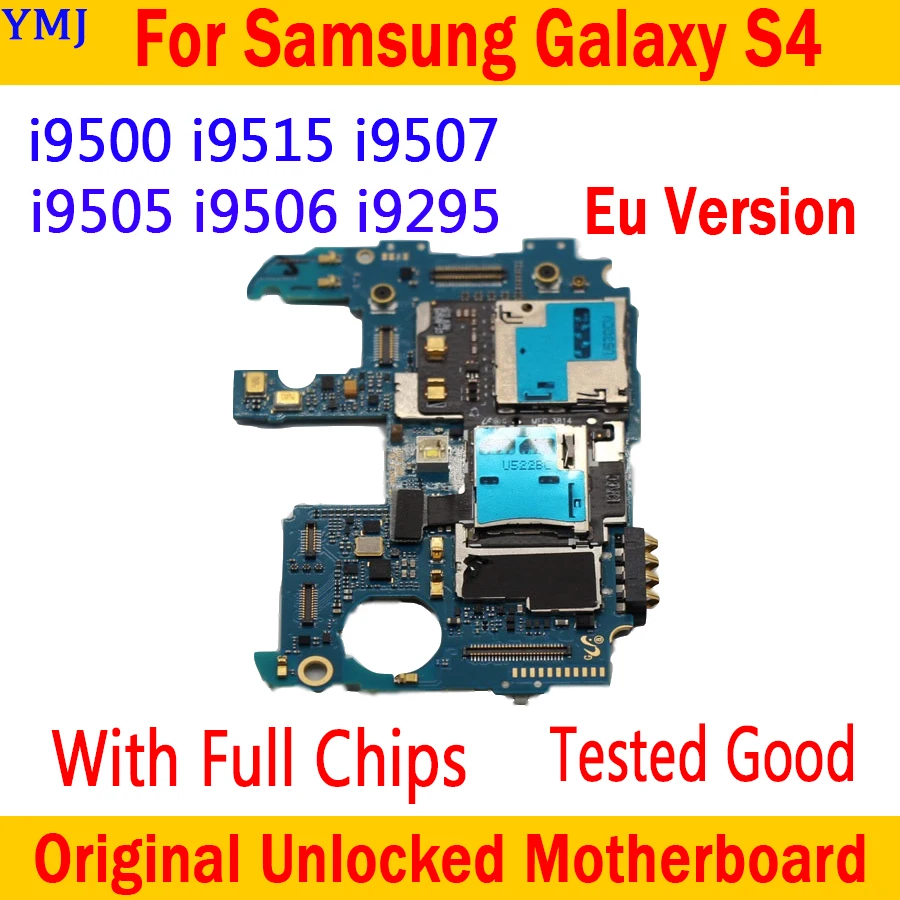 

16GB For Samsung Galaxy S4 i9500 i9505 Original Unlocked Official Phone Motherboard 100% Good Quality