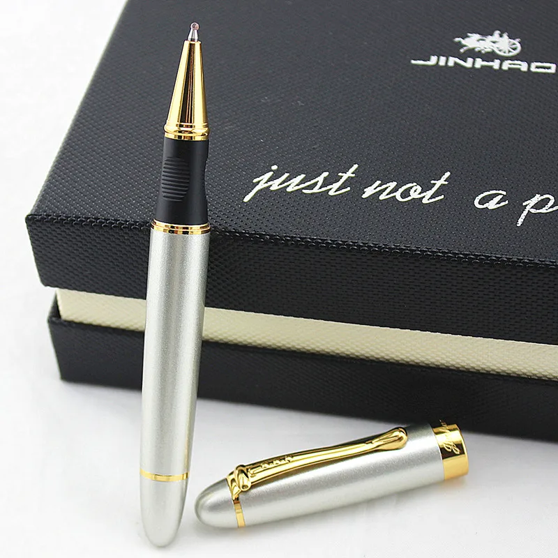 JINHAO x450 матовая шероховатая поверхность Черная Ручка-роллер высокое качество роскошные офисные школьные канцелярские принадлежности материал металлические принадлежности