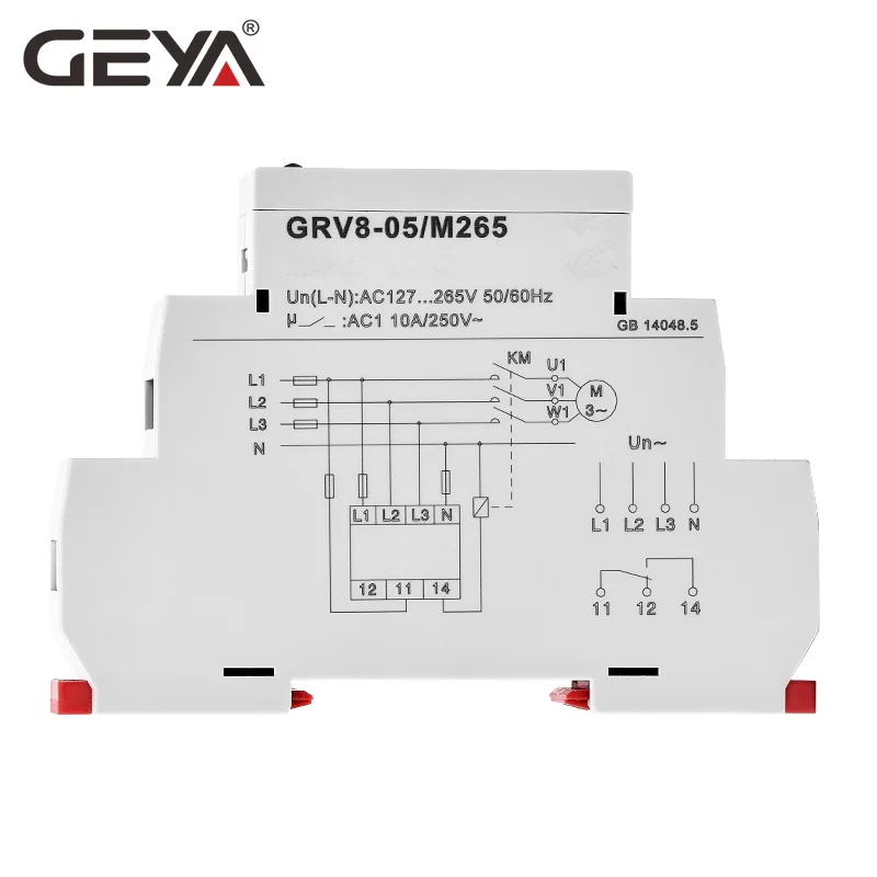 Бесплатная доставка GEYA GRV8 05 реле защиты от напряжения с фазовой