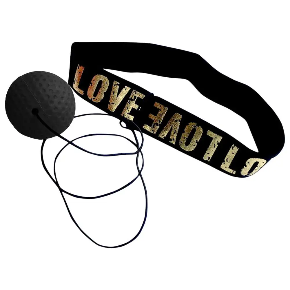

Hot Sale Boxing Reflex Ball Wear-resistant PU Boxing Reflex Speed Punch Ball Elastic Head Band Set Gym Exercise Equipment