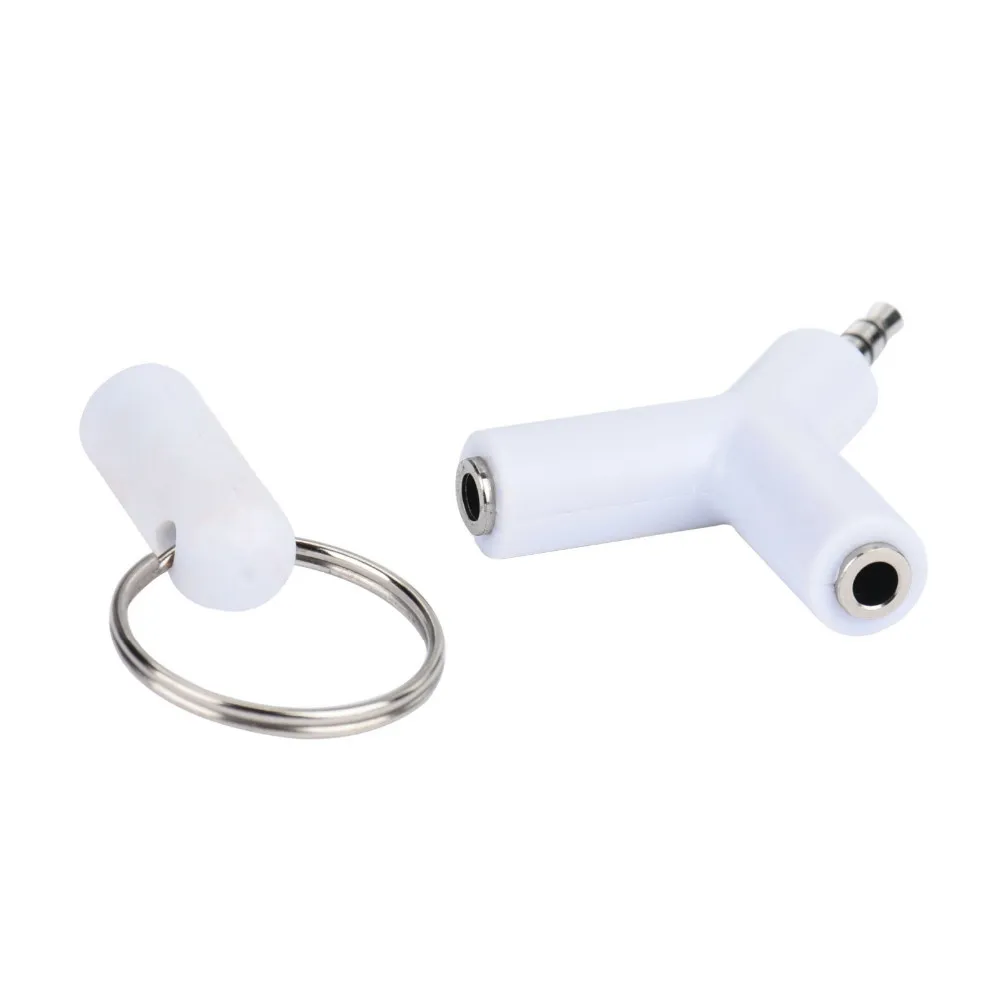 Аудио-разветвитель с Y-образным штекером на 2 гнезда M/F 3 5 мм адаптер для