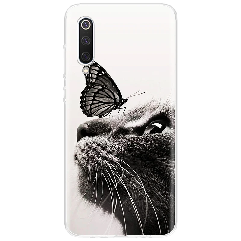 

Black Cat Phone Case For Redmi 9A 9C 7A 6A 7 Y3 8 8A 9 9T K20 Note 5 7 8 9 Pro Max Cover For Xiaomi Poco X3 NFC M3 10T Lite Case