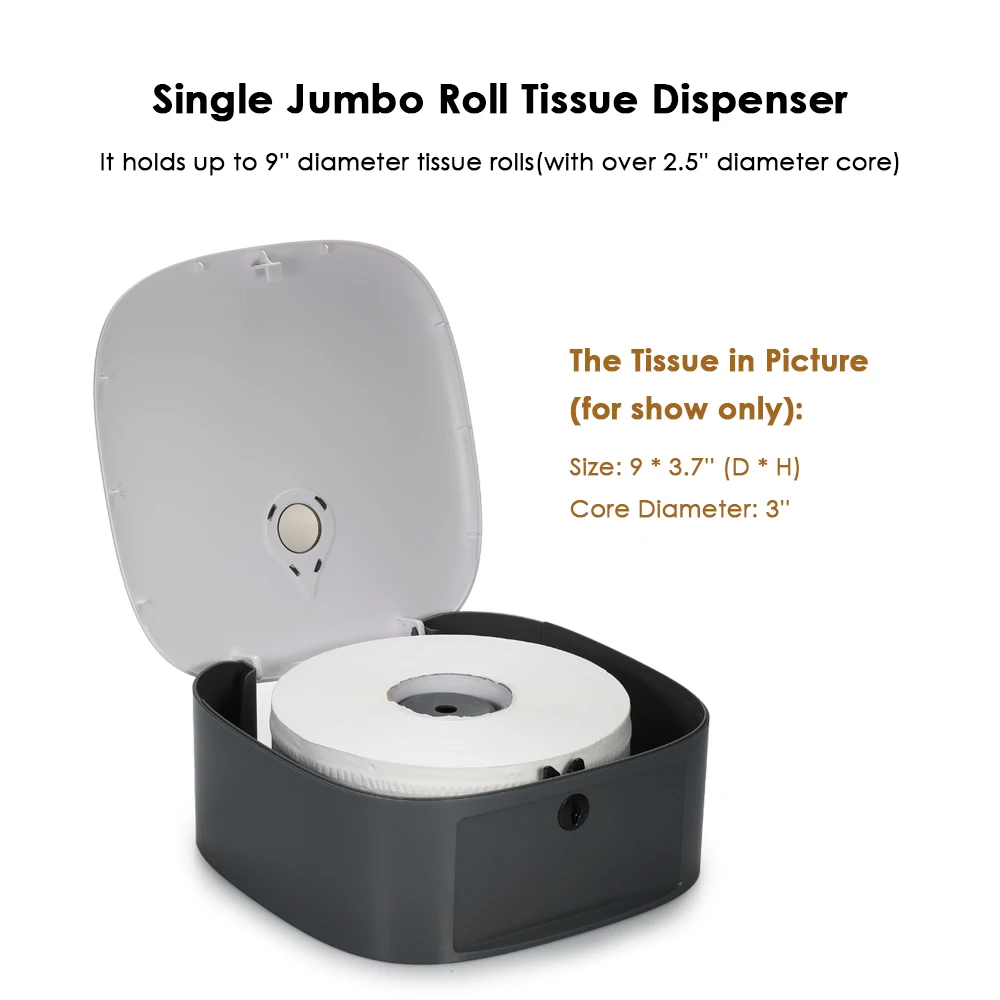 Новый настенный одиночный Джамбо диспенсер для рулонных салфеток