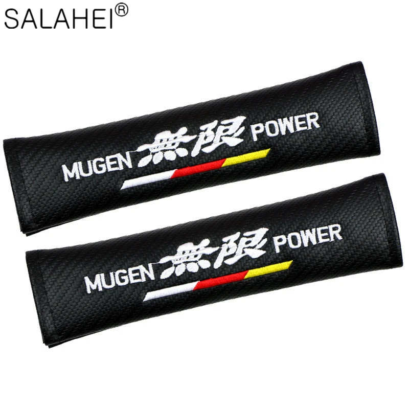 2 шт. кожи отличного аксессуары для стайлинга автомобилей чехол Honda Mugen мощность