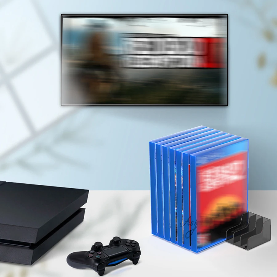 2 шт. PS4 PRO Slim коробка для карточных игр Подставка хранения 20 диски держатель