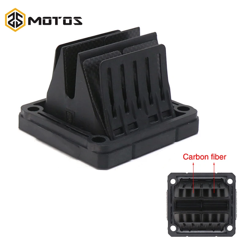 ZS запорный тростниковый клапан из углеродного волокна для мотоцикла YAMAHA RX135 RXZ135