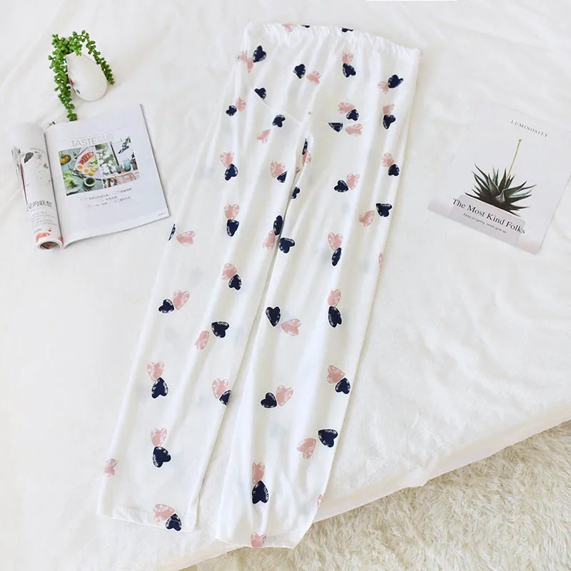 Новинка весны 2020 женские свободные штаны большого размера с рисунком в виде