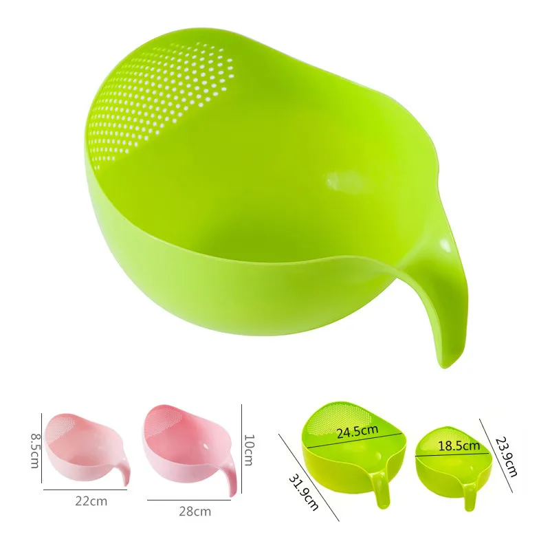 Прочный фильтр для мытья риса кухонный инструмент сито гороха корзина очищающее