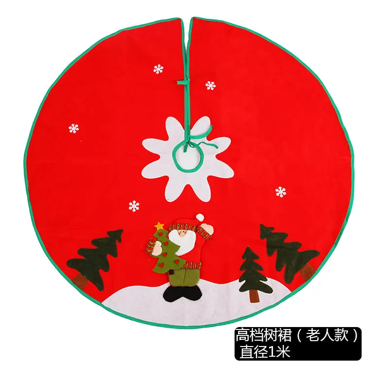 Высококачественный трехмерный снеговик для пожилых с юбкой в виде