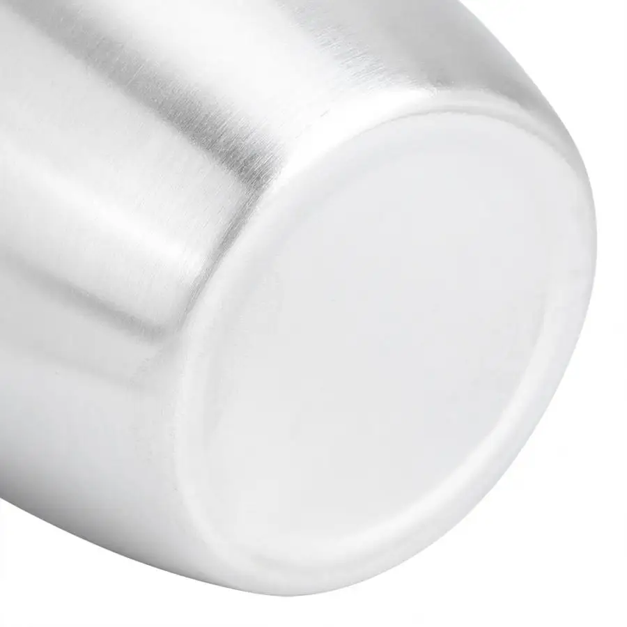 Бытовая двухслойная кофейная чашка из нержавеющей стали 304 кружка с ручкой для