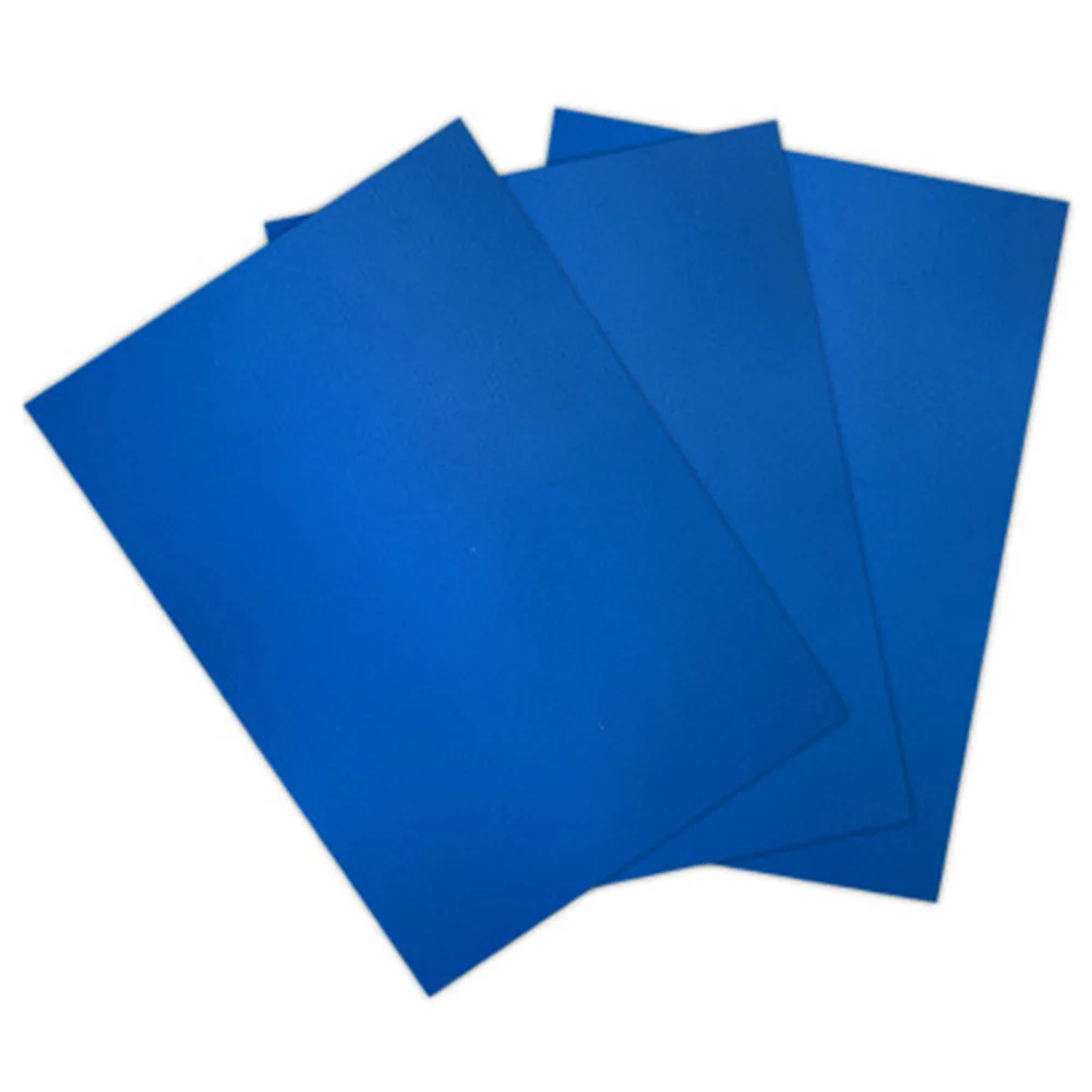 

3pcs Cuttable Inflatable Boat Swimming Pool Kayak Waterproof PVC Repair Patch Parts Water Sports Accessories Blue 24.5x17cm