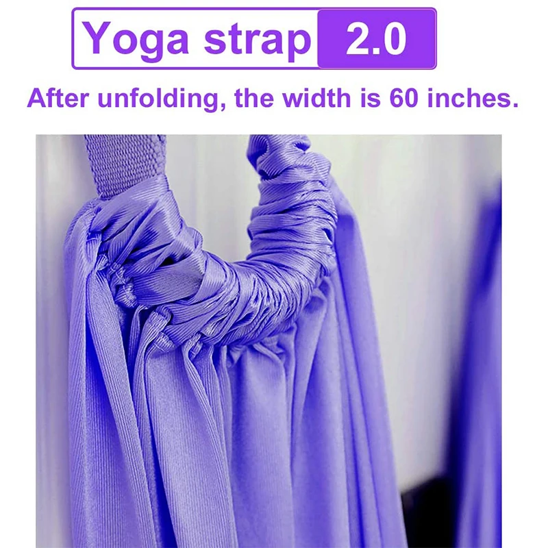 Waist Back Leg Stretch Strap Yoga Fitness Band Stretching Assist Trainer Stretcher Bend Split Inversion | Спорт и развлечения
