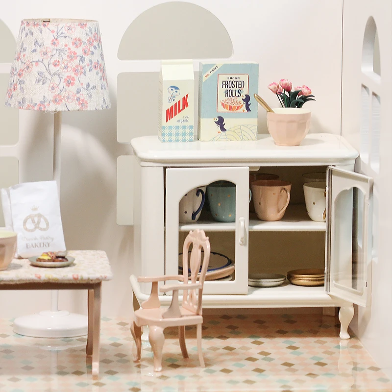 aizulhomey metal storage cabinet bjd doll furniture 16 lockers kitchen utensils kettle cup set cupboard blyth lol accessories free global shipping