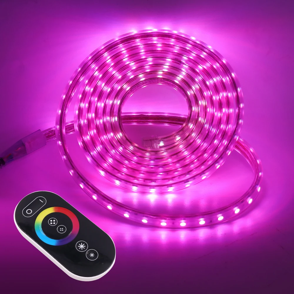 Светодиодная лента 5050 RGB 60 светодиодов/м водонепроницаемый гибкий светодиодный