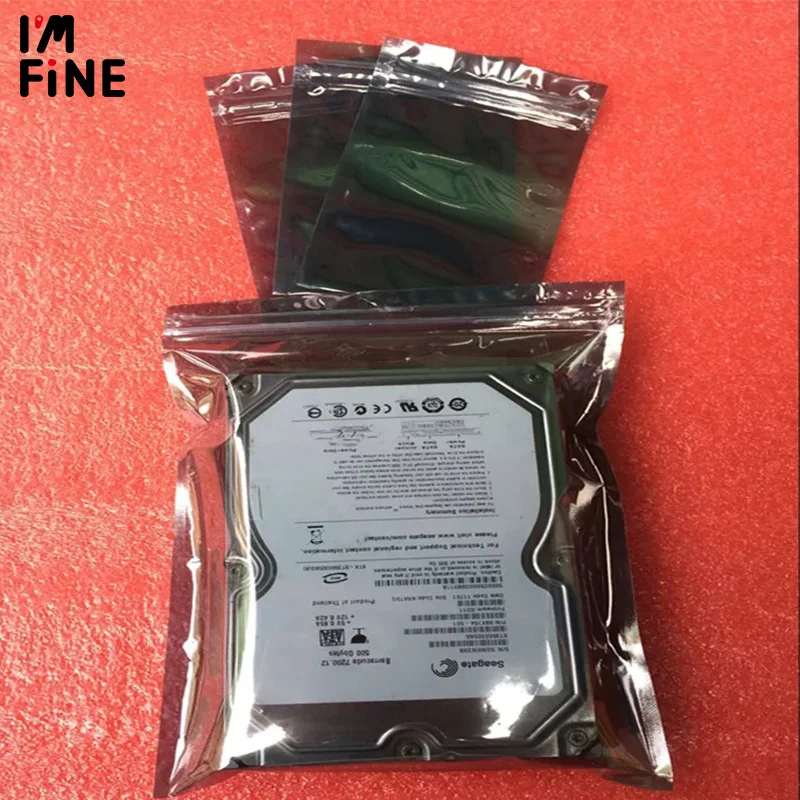 Антистатический алюминиевый пакет для хранения 100 шт./лот перезаряжаемый