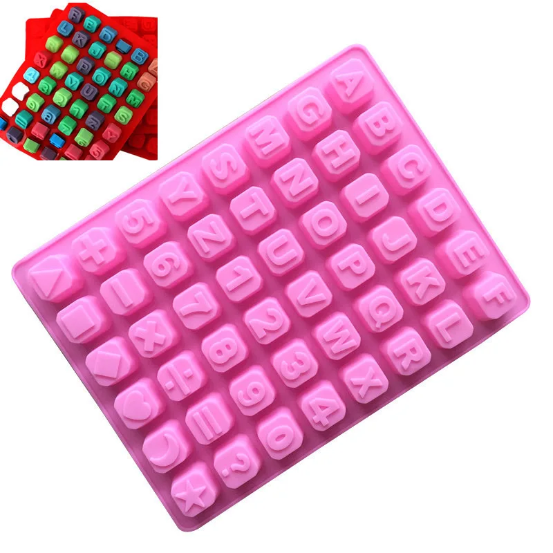 Силиконовая форма для выпечки в форме цветка 26 букв английского алфавита наборе