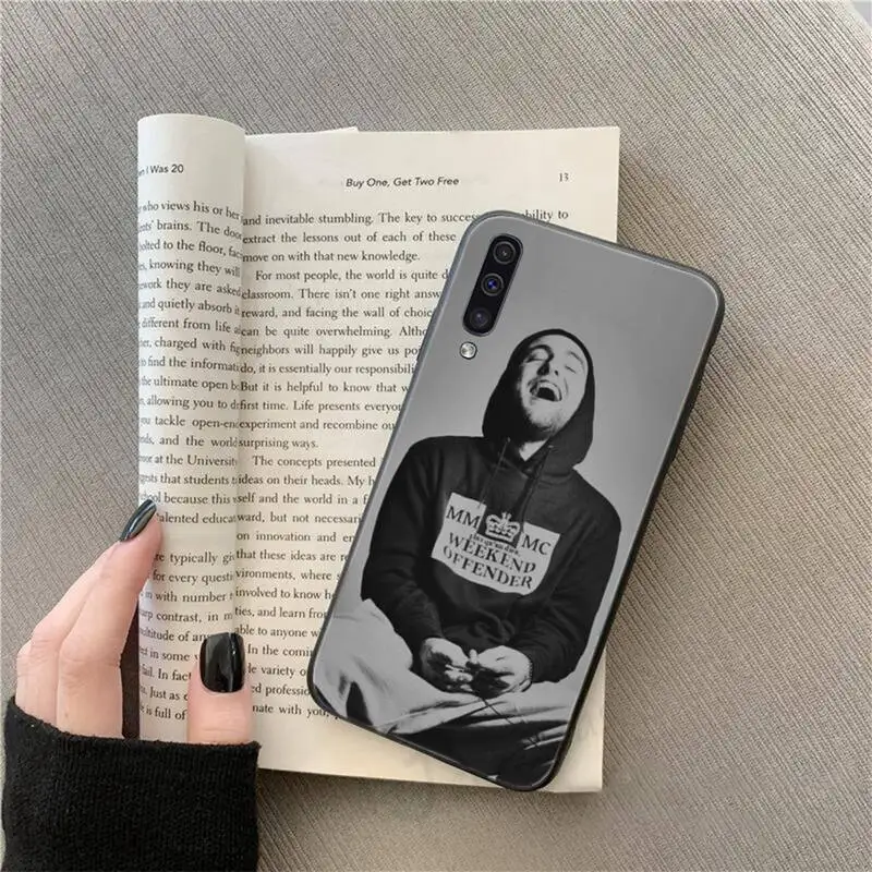 

Famous singer mac miller rapper Phone Case For Samsung galaxy S 9 10 20 A 10 21 30 31 40 50 51 71 s note 20 j 4 2018 plus