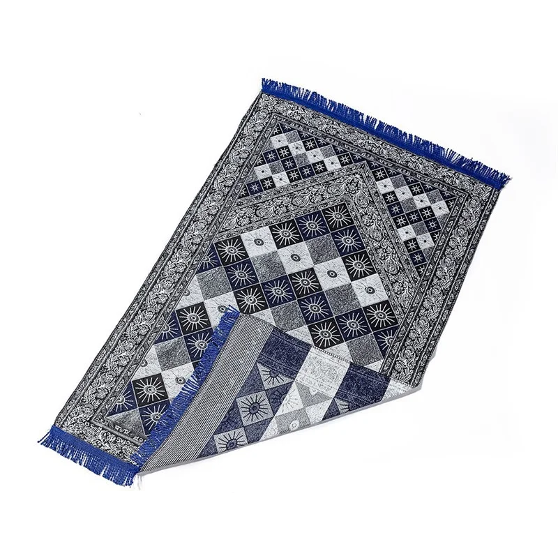 Оптовая продажа сине-красный молитвенный коврик Молитвенное одеяло для