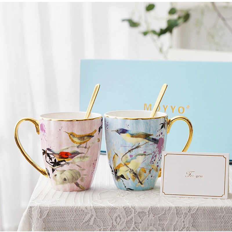 Кружка в европейском стиле из костяного фарфора креативная керамическая кружка