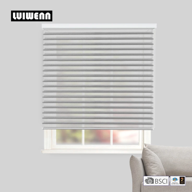 LUIWENN Home decoration special shangri-la shading blinds custom made sizes triple with front valance | Дом и сад