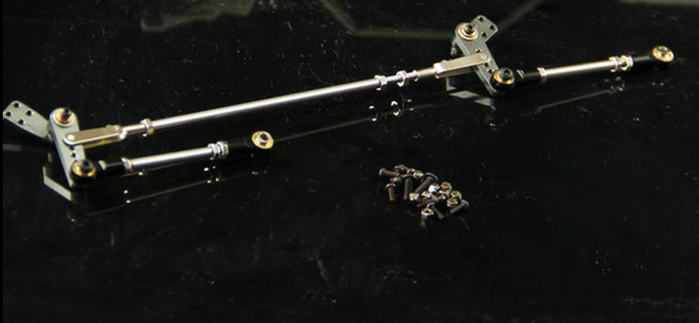 Металлический передний рулевой поворотный тяга комплект 8X8 для Tamiya 1/14 RC грузовик