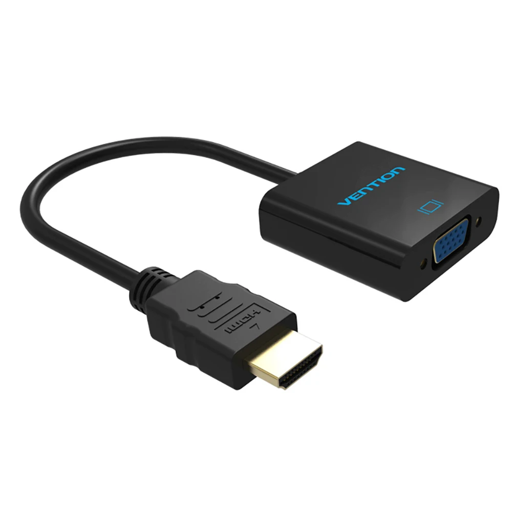 Vention V04 17 см серия HDMI в VGA адаптер конвертер кабель Micro USB мощность 3 5 мм аудио