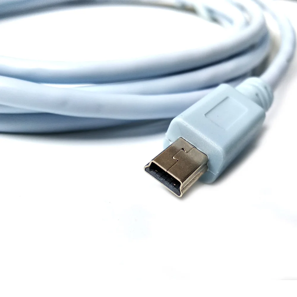 Синий mini USB 5P Тип A входящий штекер для Cisco1941 или 2921 кошки консольный кабель -