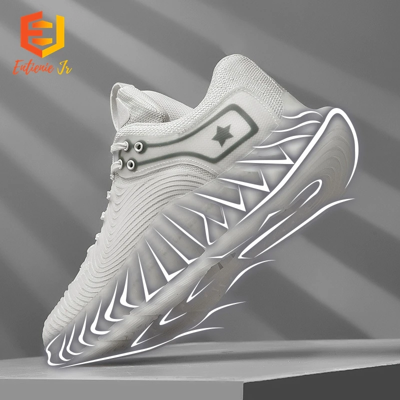 

Мужские весенние кроссовки Etienne Jr с лезвиями, дышащая сетчатая спортивная обувь для бега, износостойкая повседневная обувь, уличная спортив...