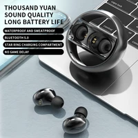 wireless earphone tws bluetooth compatible 5 0 headphones stereo bass headset for sport xiaomi samsung huawei iphone phones