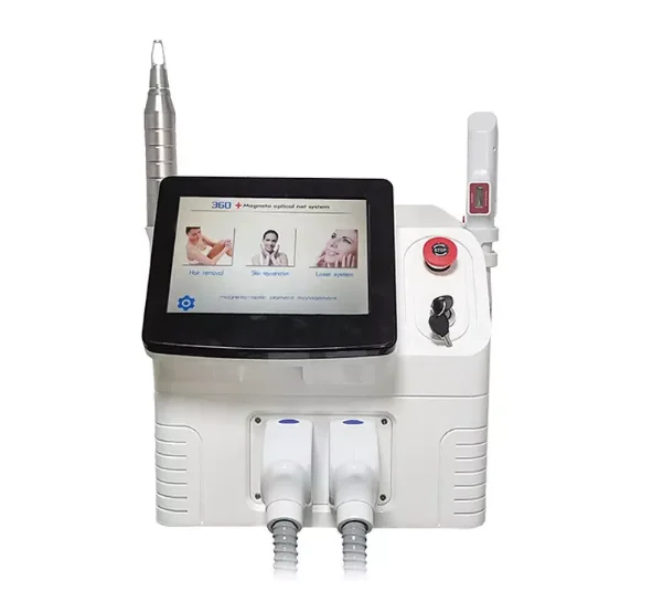 

High Quality 2 in 1 DPL Hair Removal Skin Whitening + Picosecond Laser Tattoo Removal Machine For Salon Use With CE