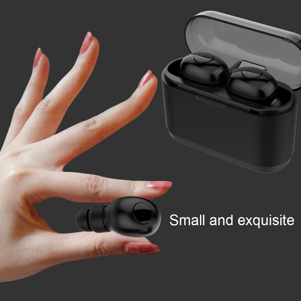 Sports For Phone Bluetooth In Ear Sweatproof With Charging Box Ergonomic Wireless Earphones Portable Mini Sound TWS Handsfree |