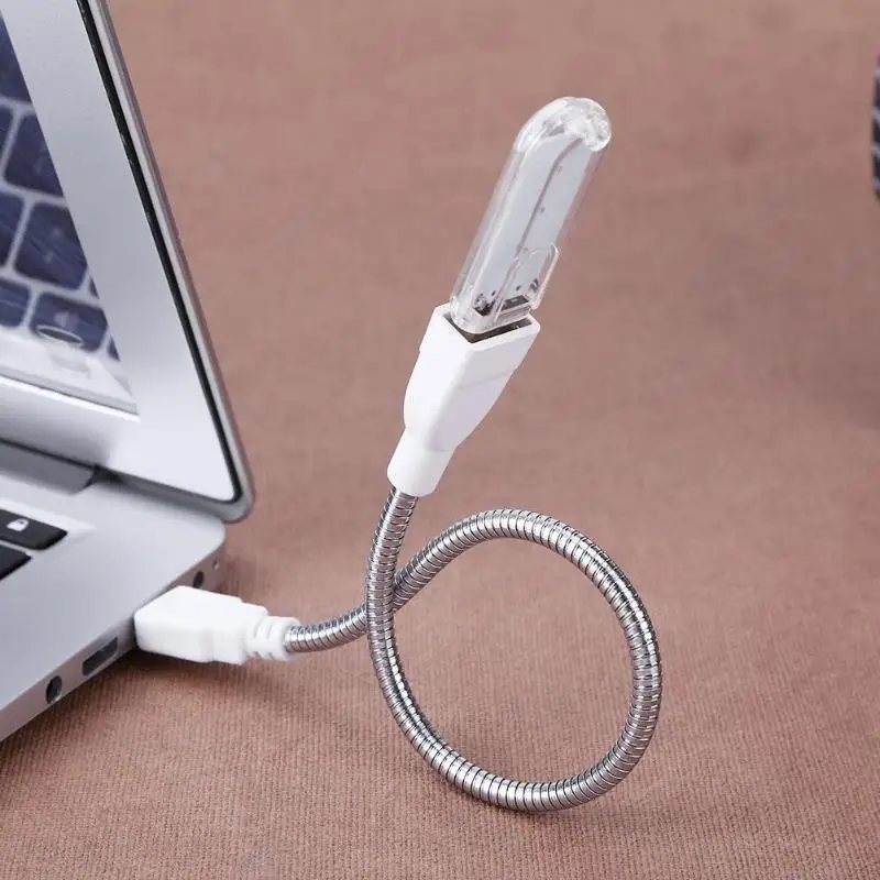 USB Male to Female Extension LED Light Adapter Cable Metal Flexible Tube |