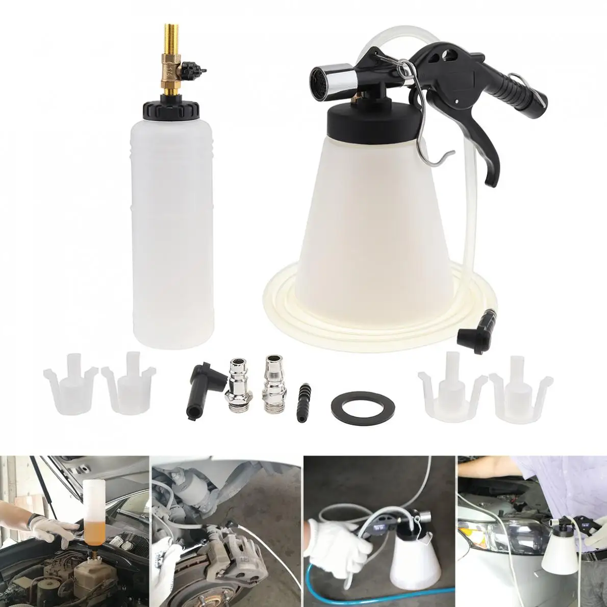 Универсальный комплект для замены тормозной жидкости 1 л| |