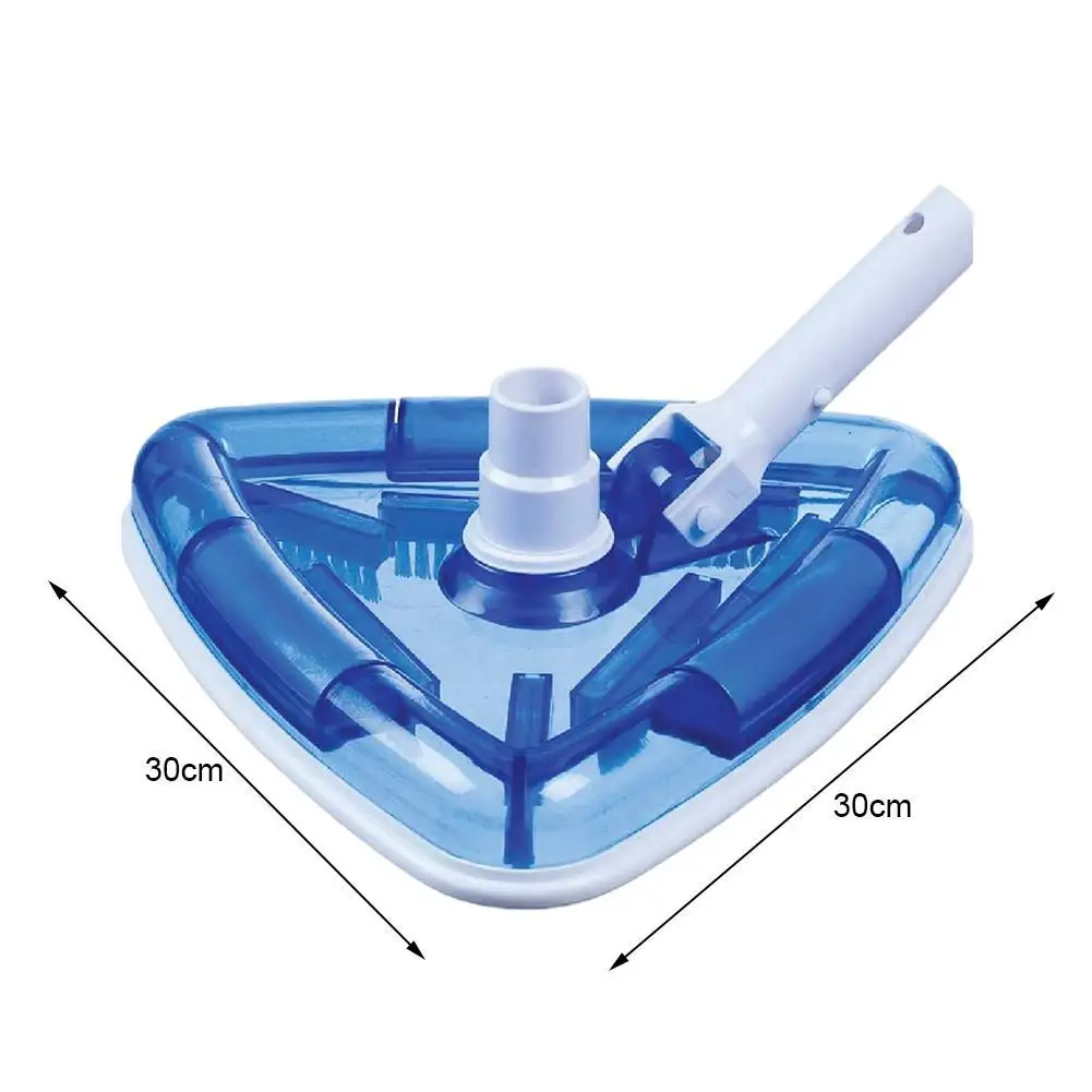 

Pool Vacuum Suction Head Spa Vacuum Brush Pool Cleaner Triangular Plastic Body Cleaning Tool Swimming Accessories