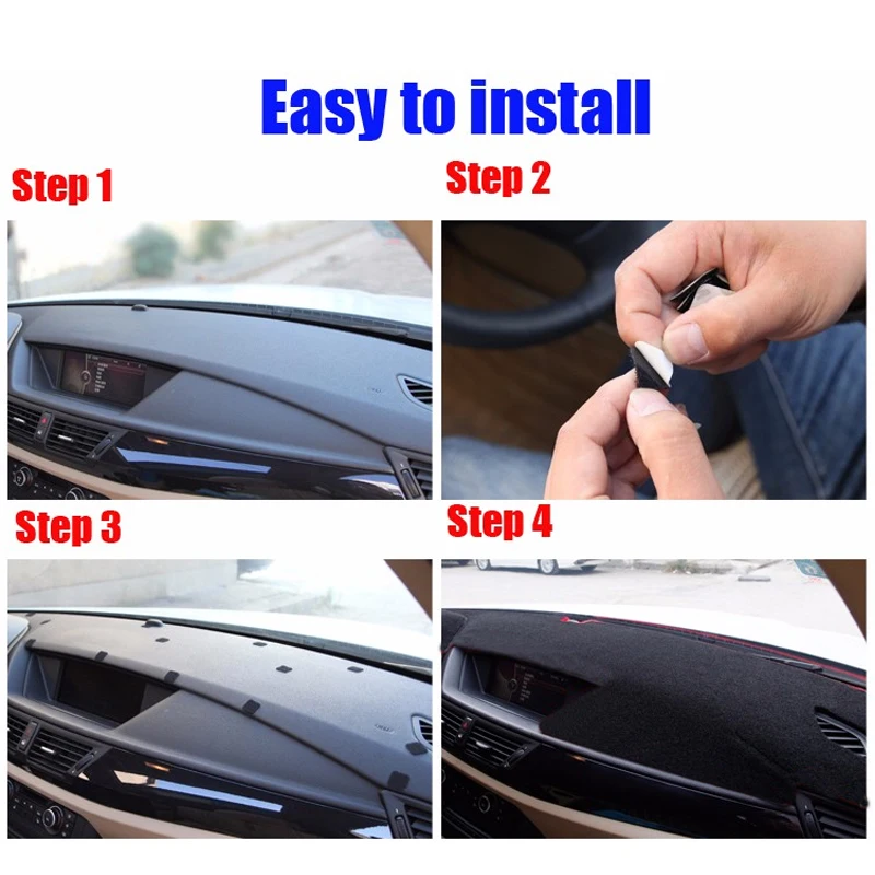 

Car DashMat Cover Sun Protection Carpet Anti Slide Pad For BMW X5 E70 2006~2013 Insulated Dash Mat