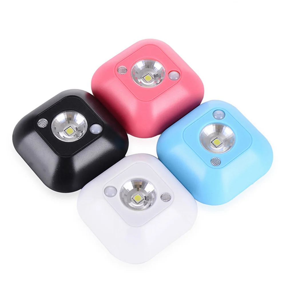 Светодиодный датчик ночной свет двойной индукции PIR движения лампа Магнитная