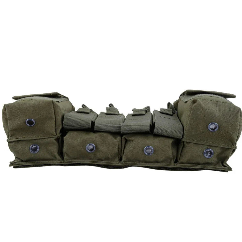 

Chest Vest Rig Multi-function 500D Molle Vest with Multi-Pockets Bag Airsoft Fighting Load Carrier Vest for CS Game Paintball Ou