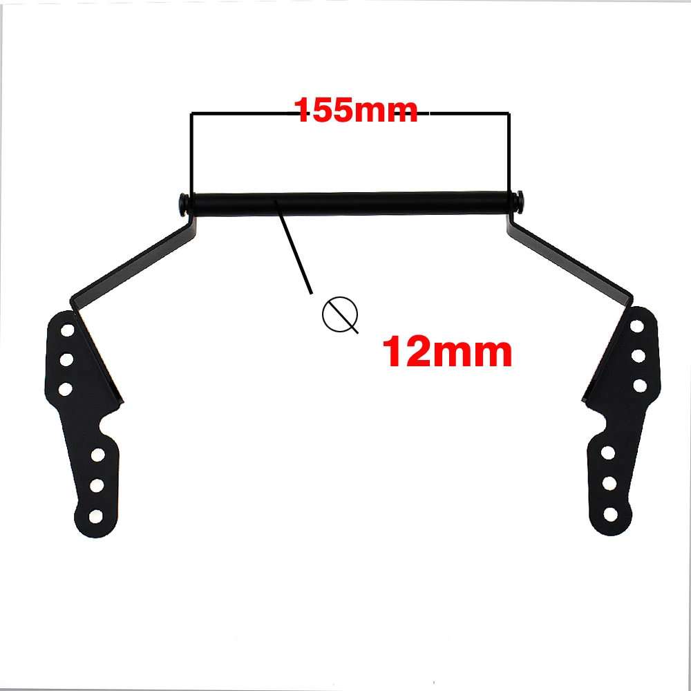 Черный Кронштейн для навигации держатель смартфона GPS Suzuki DL 1000 V-Строма vстрома 2017