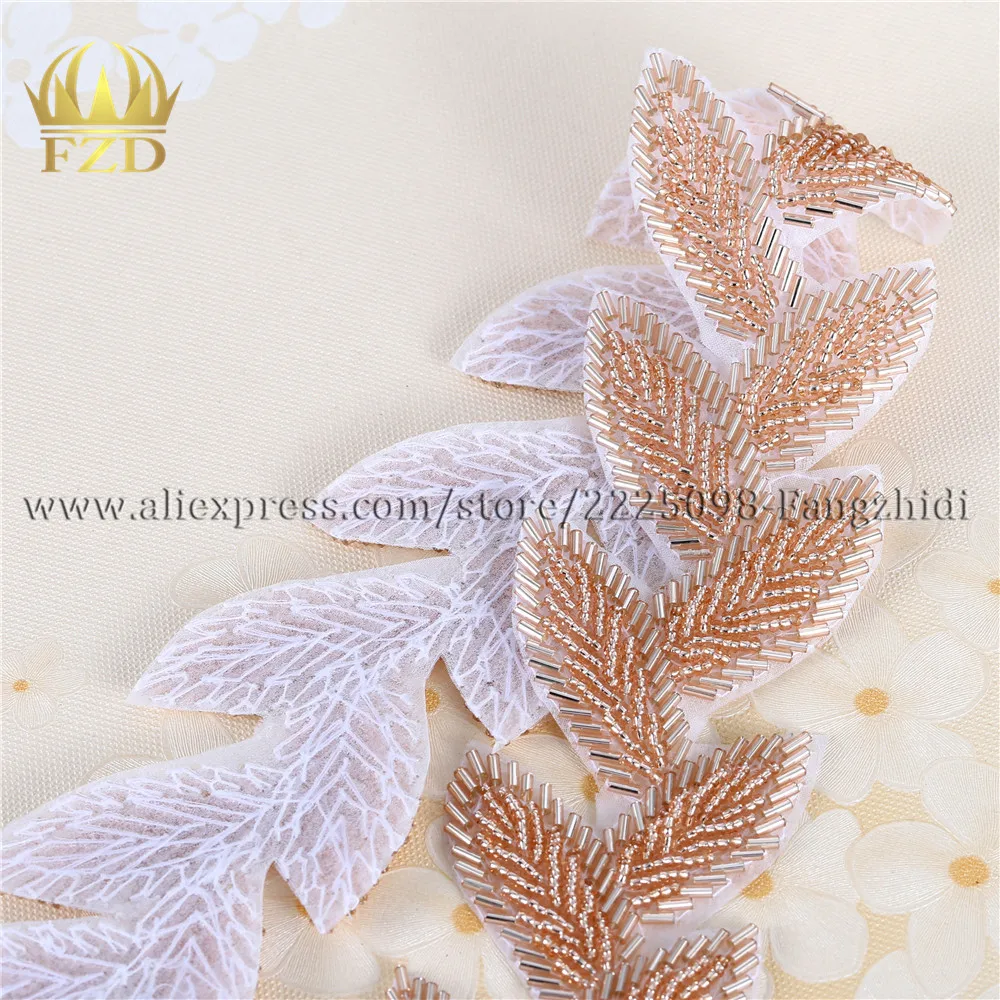 (10 ярдов) опт 1 ярд ручной работы пришивания горячей фиксации розовое золото