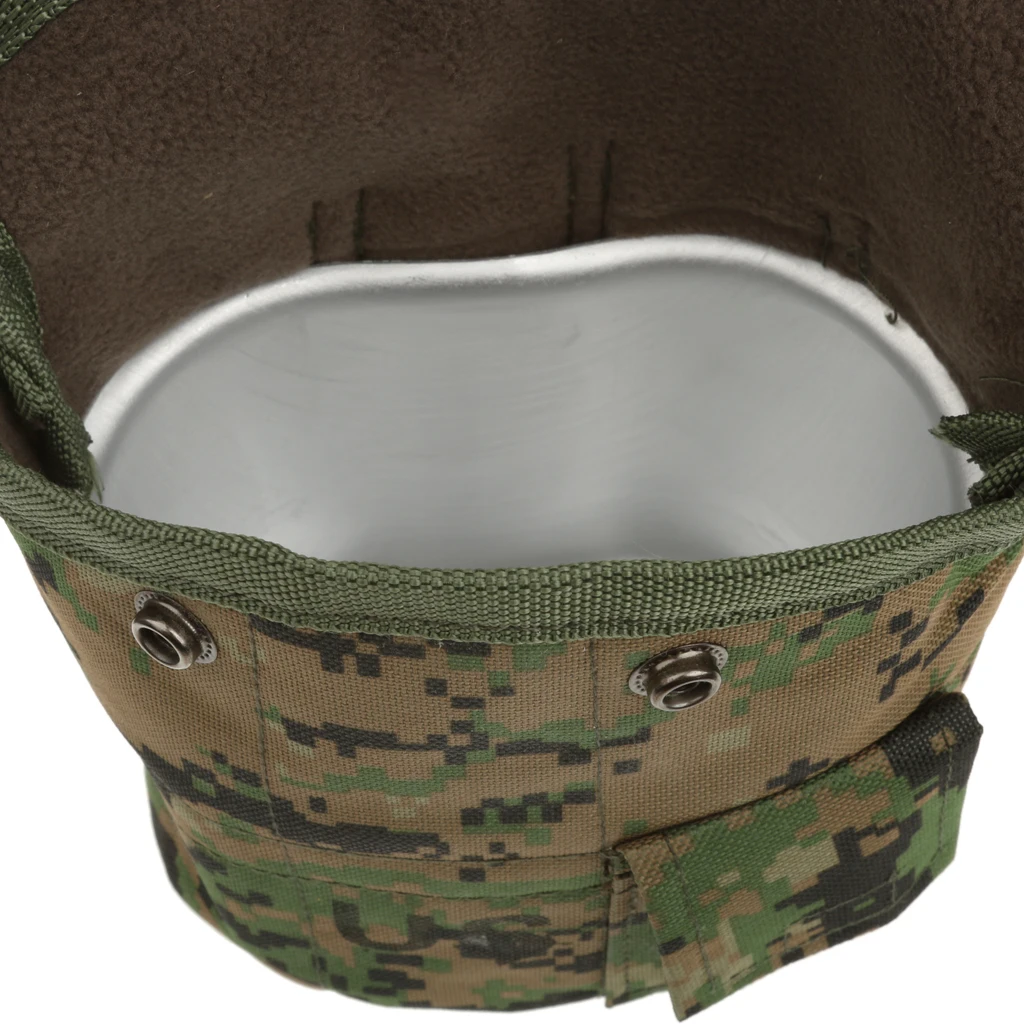 1 л камуфляжная армейская бутылка для воды в стиле милитари отдыха на открытом