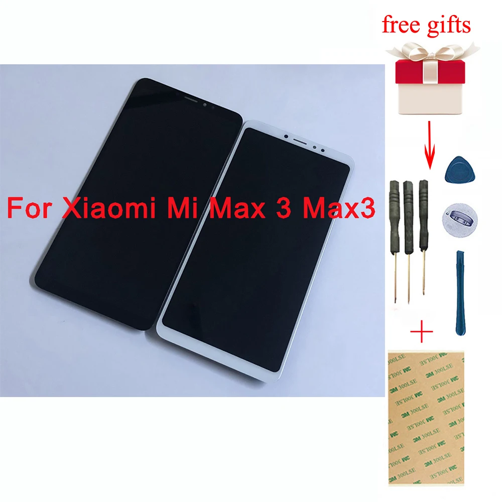 ЖК-экран для Xiaomi Mi Max 3 Max3 сенсорный дигитайзер стекло сенсорная панель в сборе |