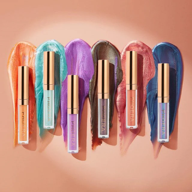 10 цветов золотой блеск для губ Радужный бриллиант стойкая увлажняющая глазурь