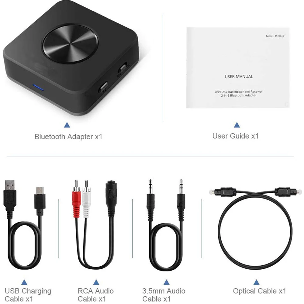 Bluetooth-адаптер AptX HD с низкой задержкой CSR8675 Bluetooth 5 0 приемник-передатчик для ТВ ПК 3