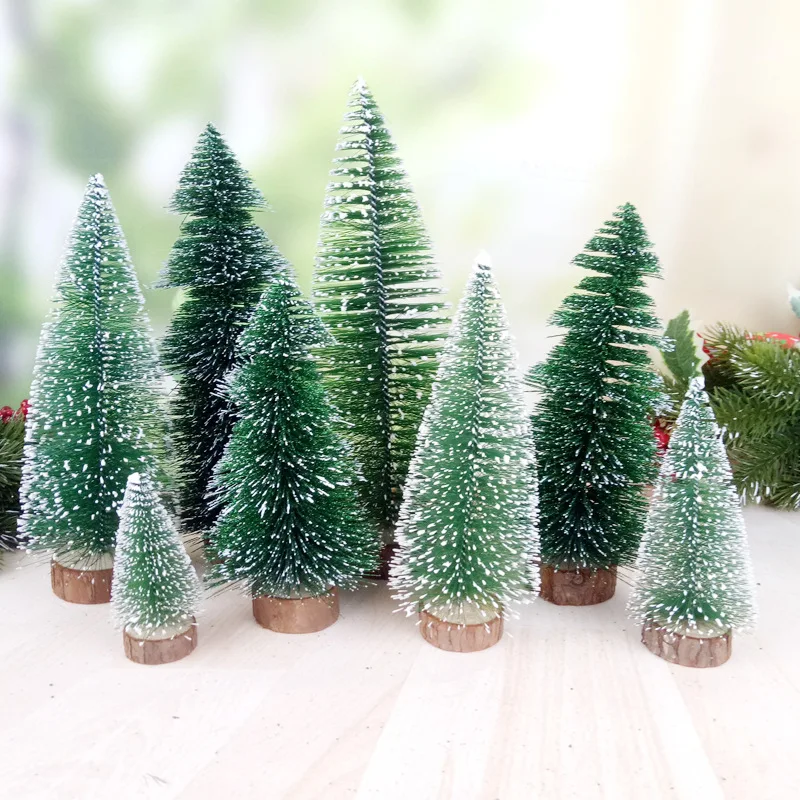 5 шт. Мини Рождественская елка искусственная сосна деревья Diy Красочные