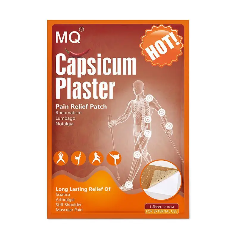 Перцовый пластырь для снятия боли в мышцах 1 шт. | Красота и здоровье
